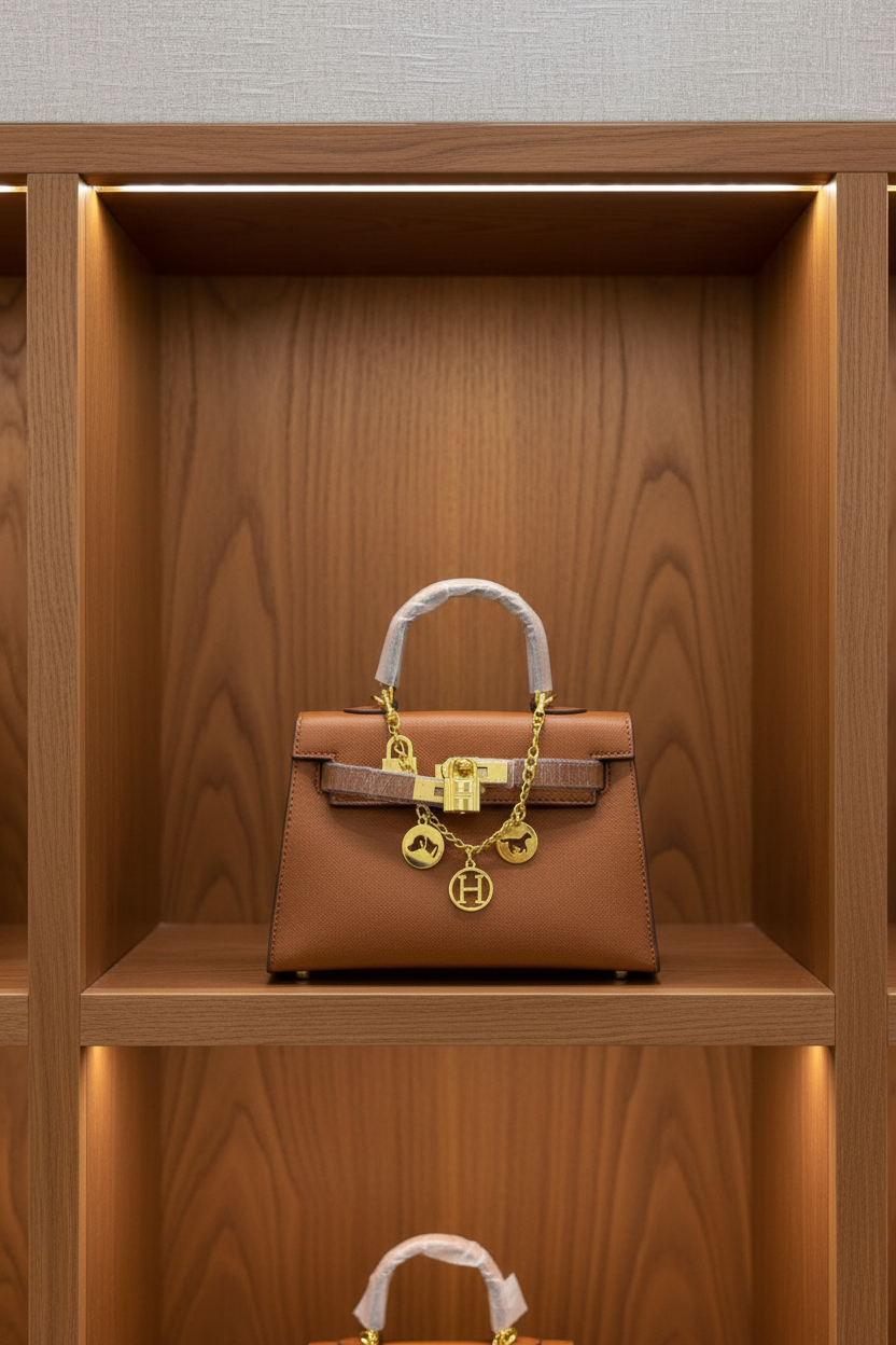Hermès Birkin mini marron - Photo 1