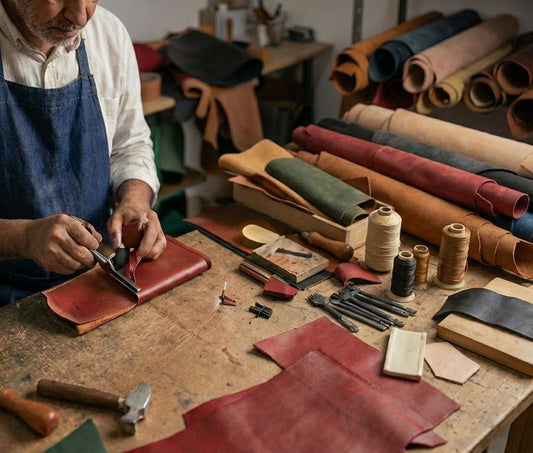 L’art de la maroquinerie marocaine: Un savoir-faire entre tradition et modernité, au service de pièces élégantes et intemporelles.
