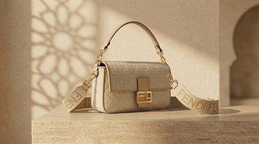 Style Fendi Baguette FF beige