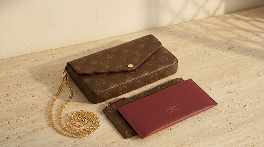 Style Louis Vuitton LV felicie marron (3 piéces)