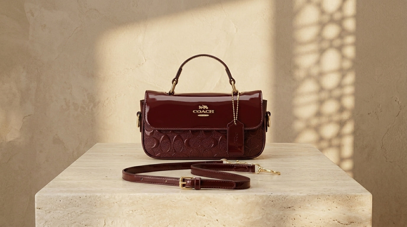Style Coach bordeaux brillant  (mini)