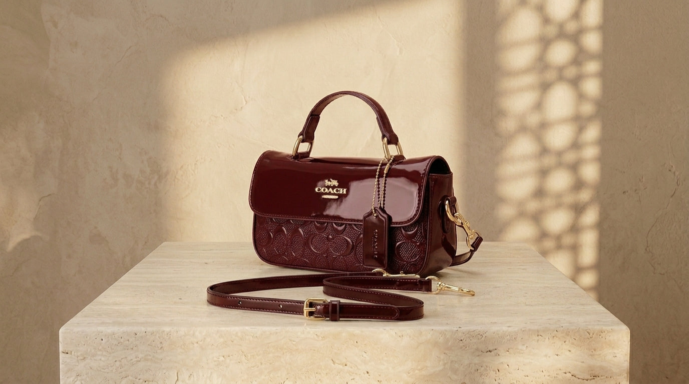 Style Coach bordeaux brillant  (mini)