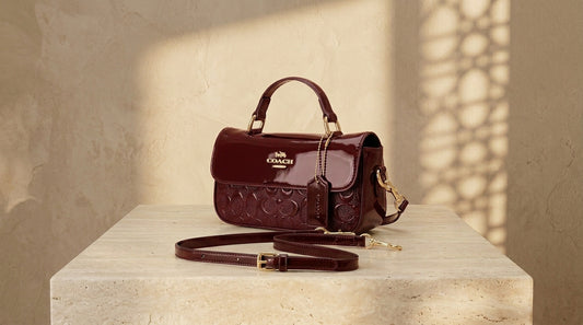 Style Coach bordeaux brillant  (mini)