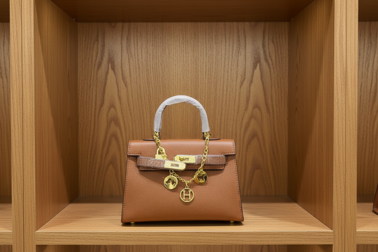 Hermès Birkin mini marron - Photo 1