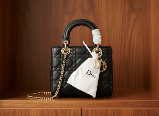 Sac Dior avec sachet blanc